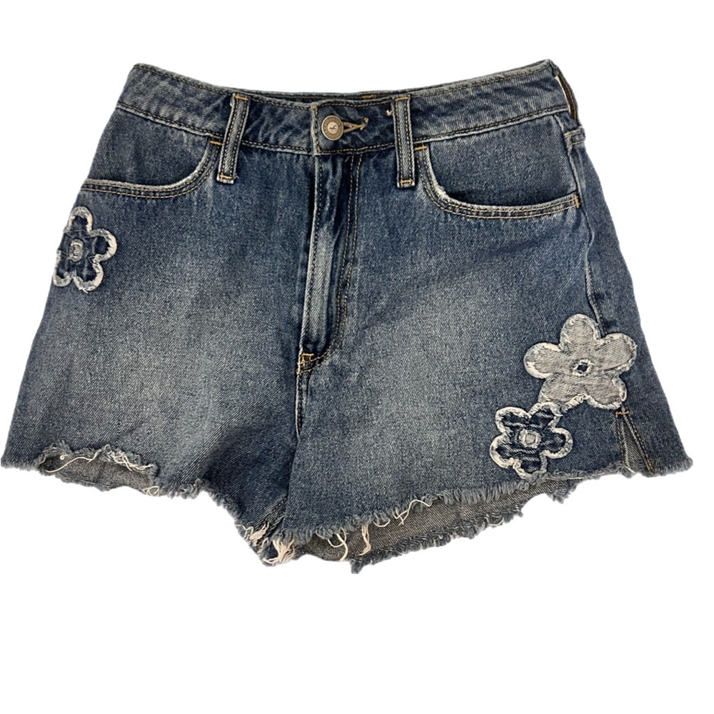 Hollister Ultra High-Rise Vintage Relaxed Mom Short EUC